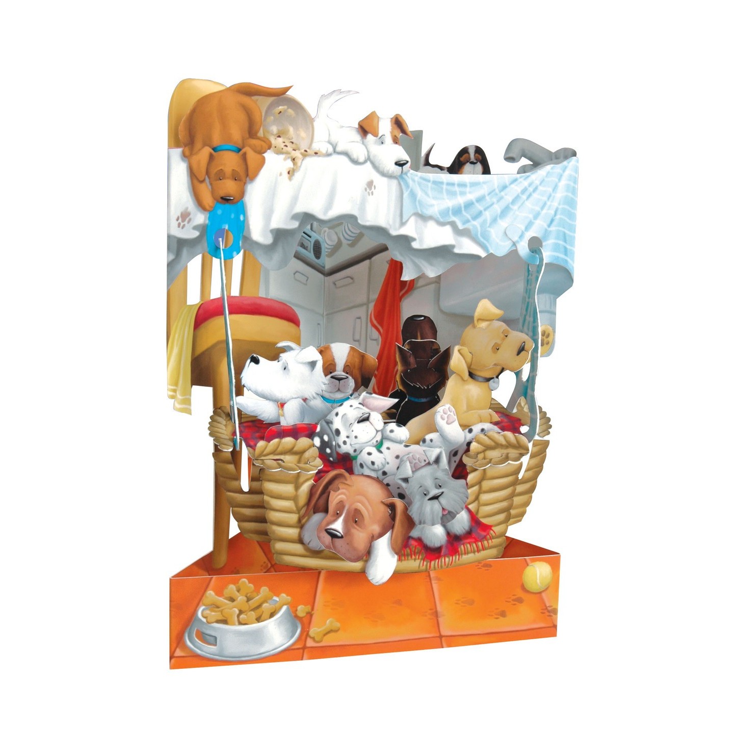 Postal 3D Cachorros