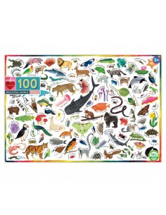 Puzle Mundo Animal 100 Piezas