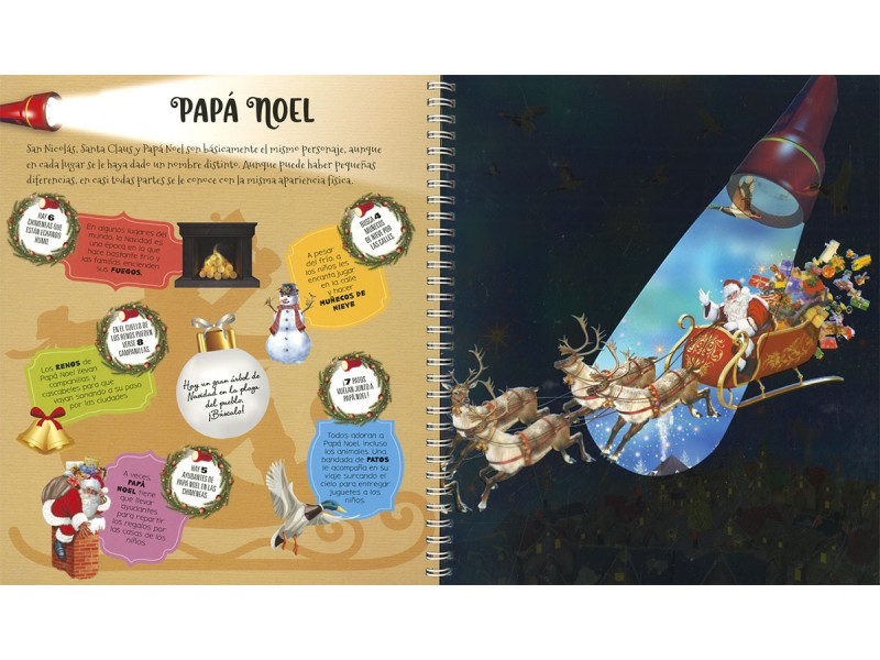 Libro Linterna - Navidad