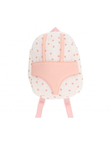 Mochila para Muñecas Strawberries Blanca