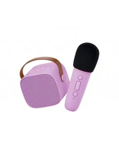 Karaoke con Micrófono Inalámbrico Lila