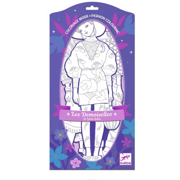 Figuras para colorear Zaho y sus amigas