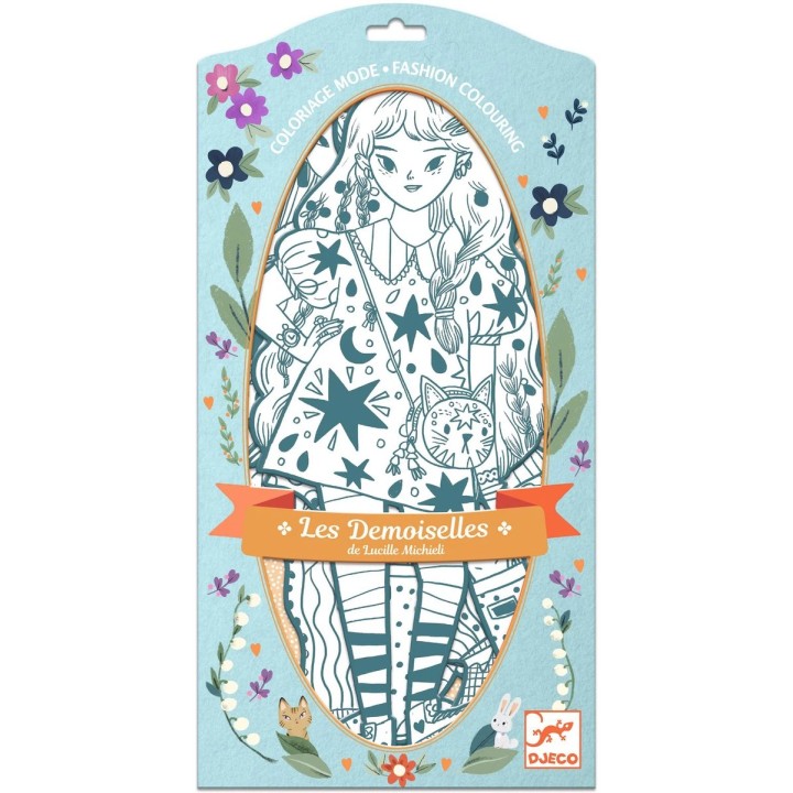 Figuras para colorear Angèle y sus amigas