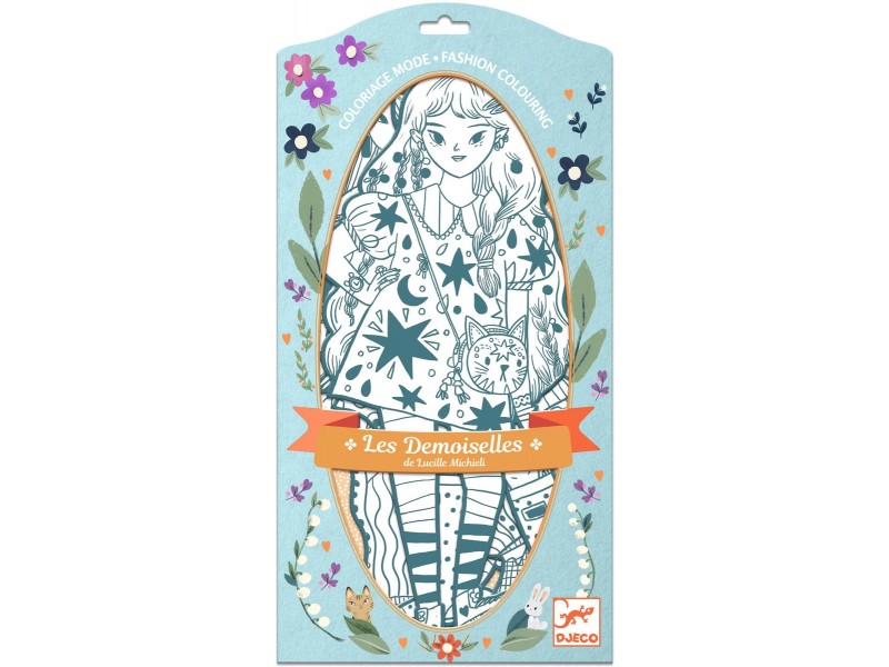 Figuras para colorear Angèle y sus amigas