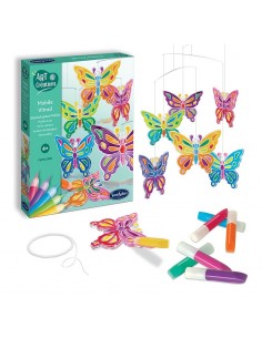 Arte y Creacion - Móvil Vidriera Mariposas