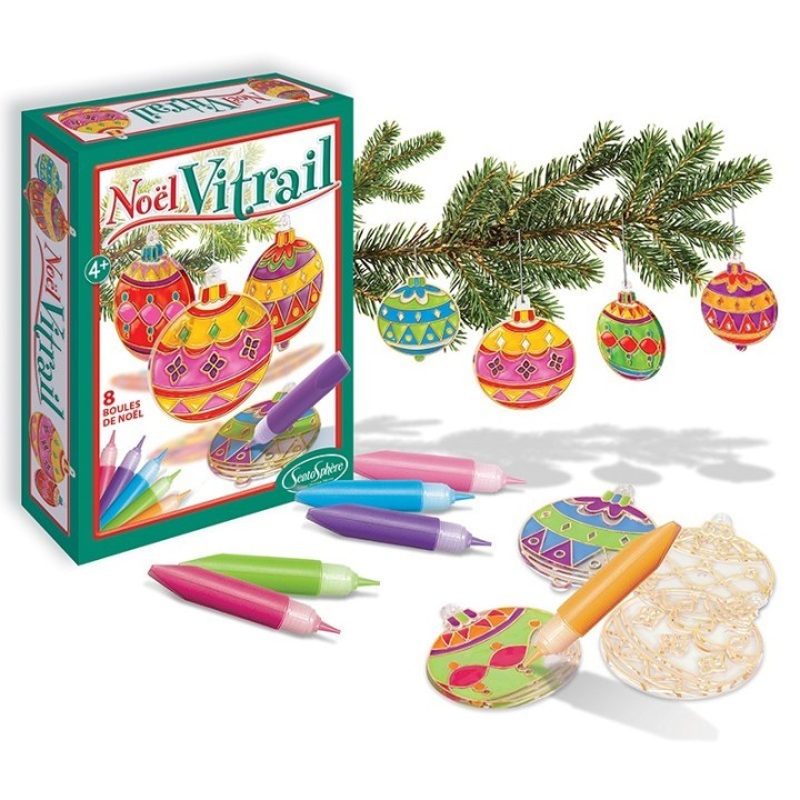 Bolas Navideñas Vidrieras