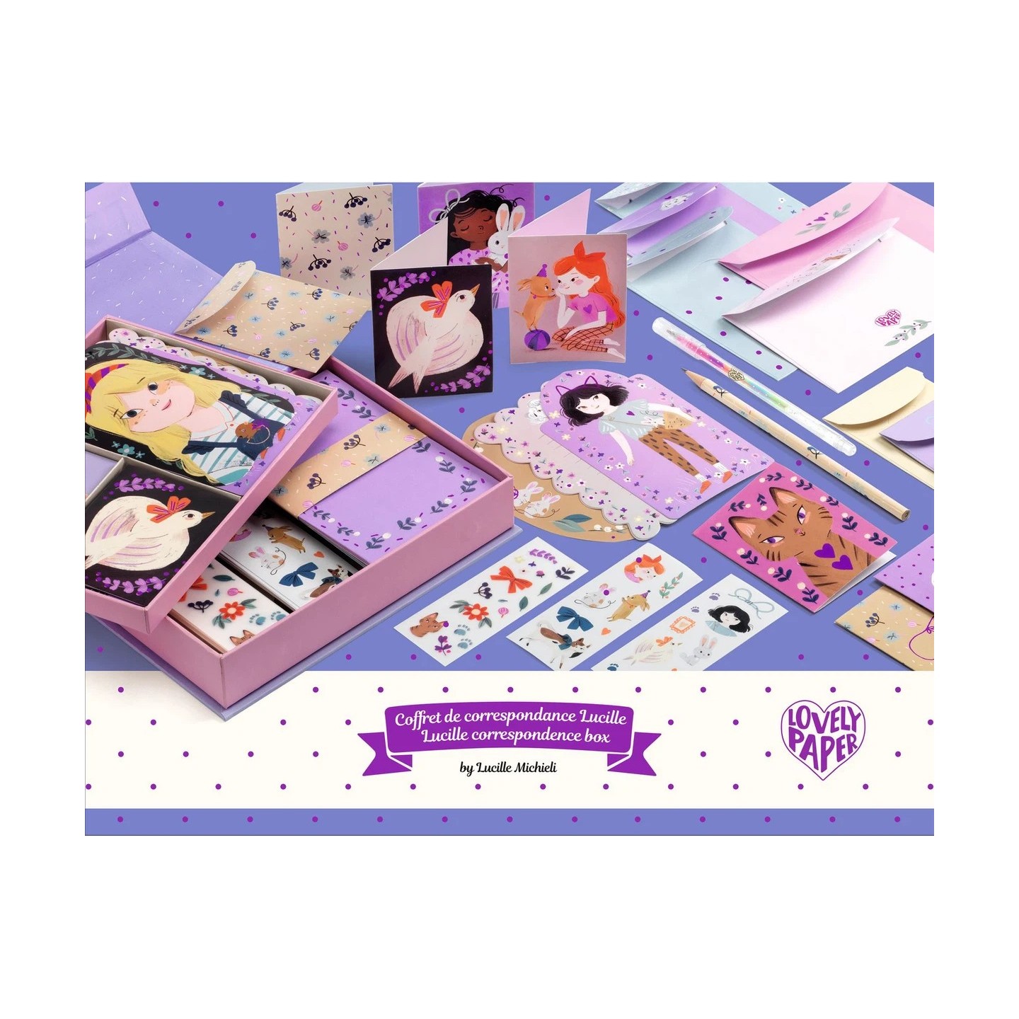 Caja grande de correspondencia Lucille