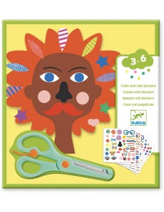 Crear con pegatinas - Peluquería