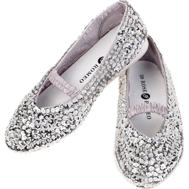 Zapato Lentejuelas Lily Plata