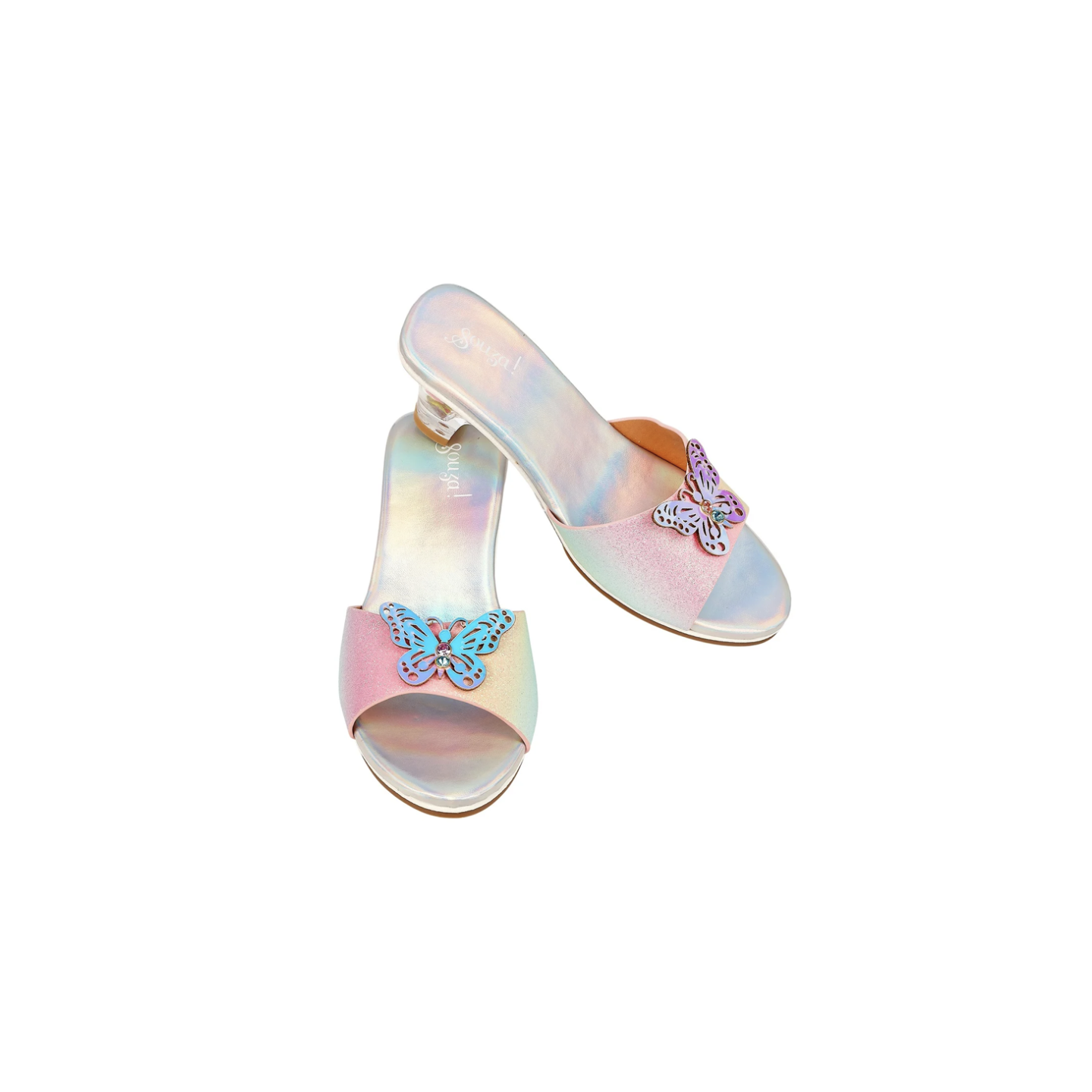 Sandalias Tacón Mariposa Arcoiris Ophelie
