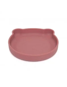 Plato con Ventosa Bear Mahogany Rose