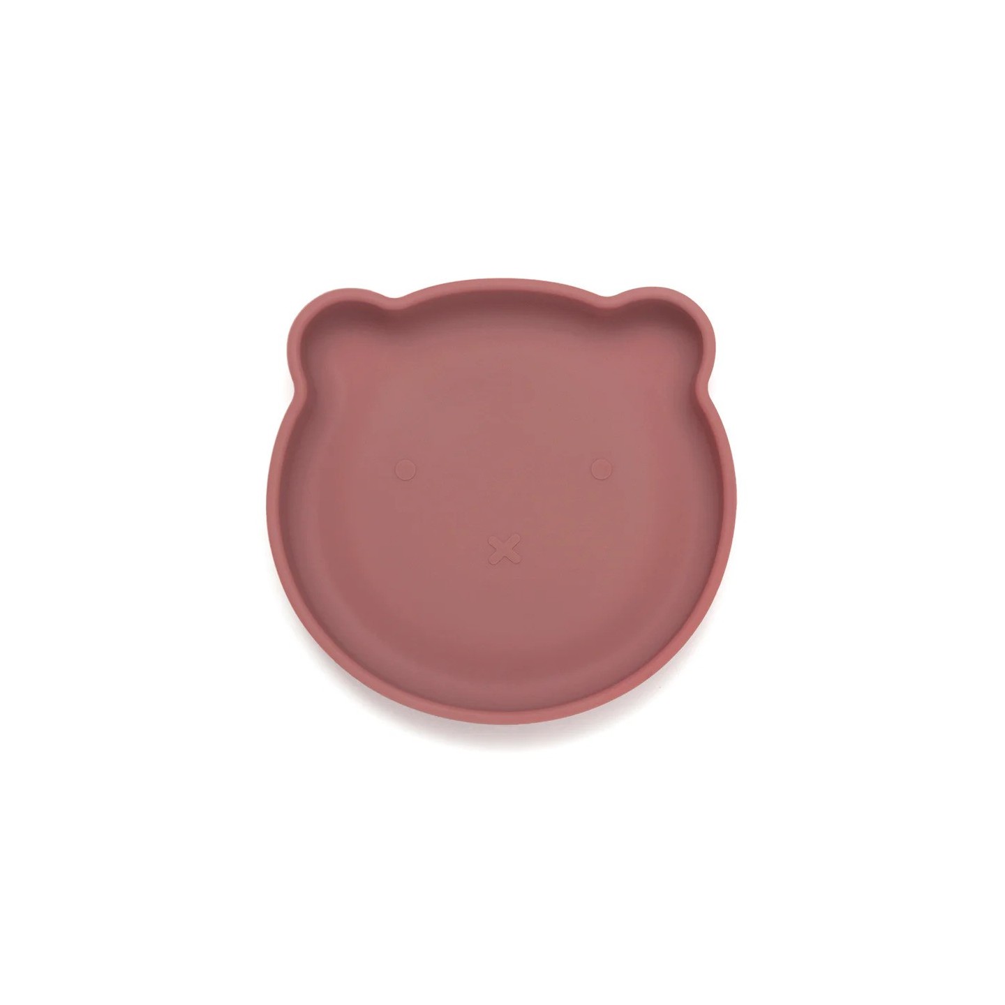 Plato con Ventosa Bear Mahogany Rose