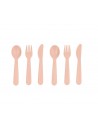 6 Cubiertos Tutete Light Pink