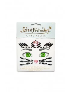 Cristales Faciales Adhesivos Gato Negro