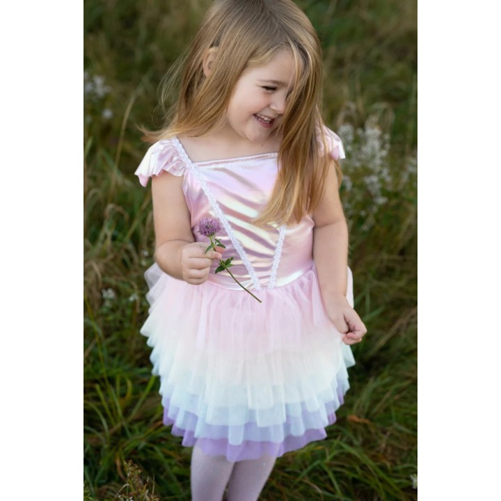 Vestido Rainbow Ruffle Tutu 5-6 Años