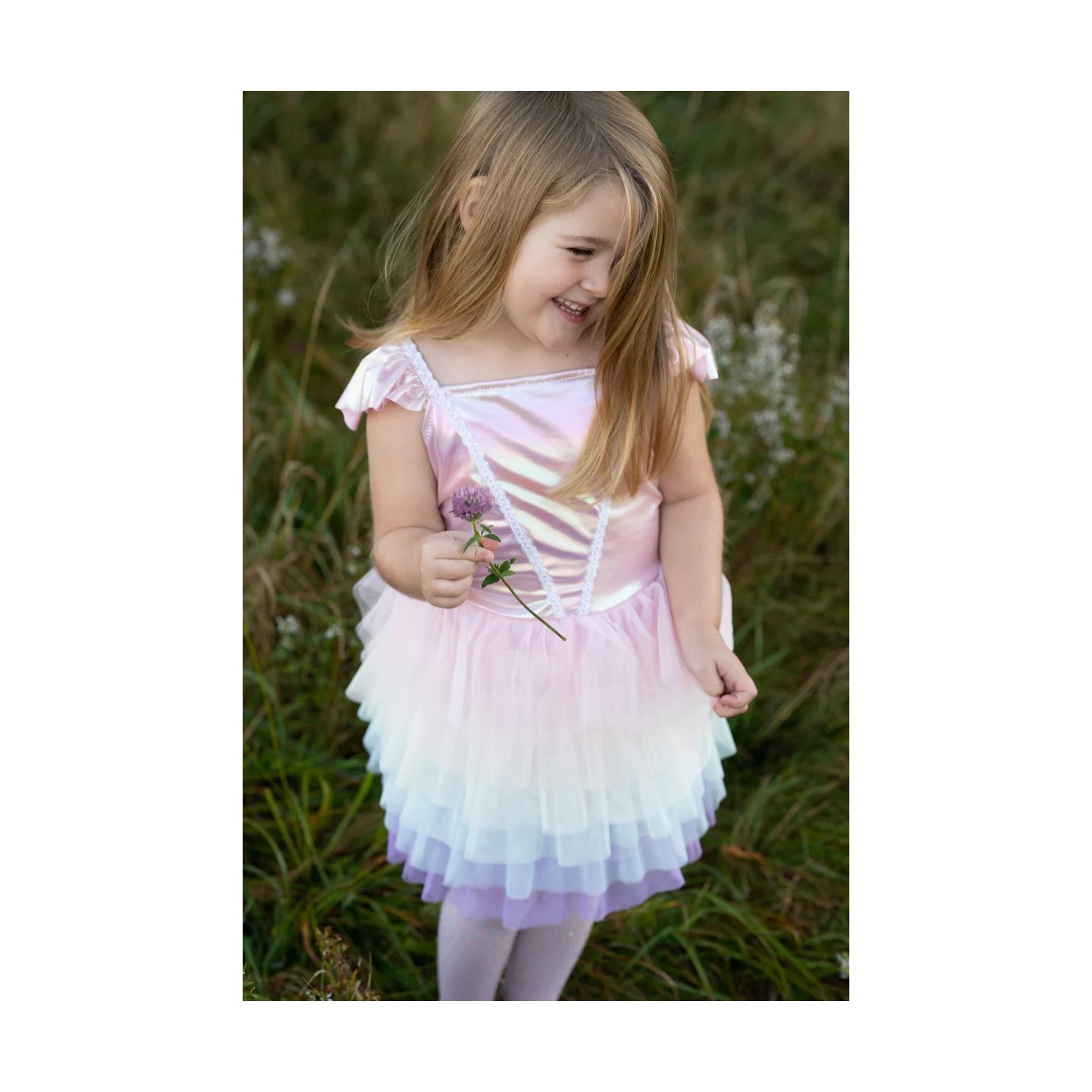 Vestido Rainbow Ruffle Tutu 5-6 Años