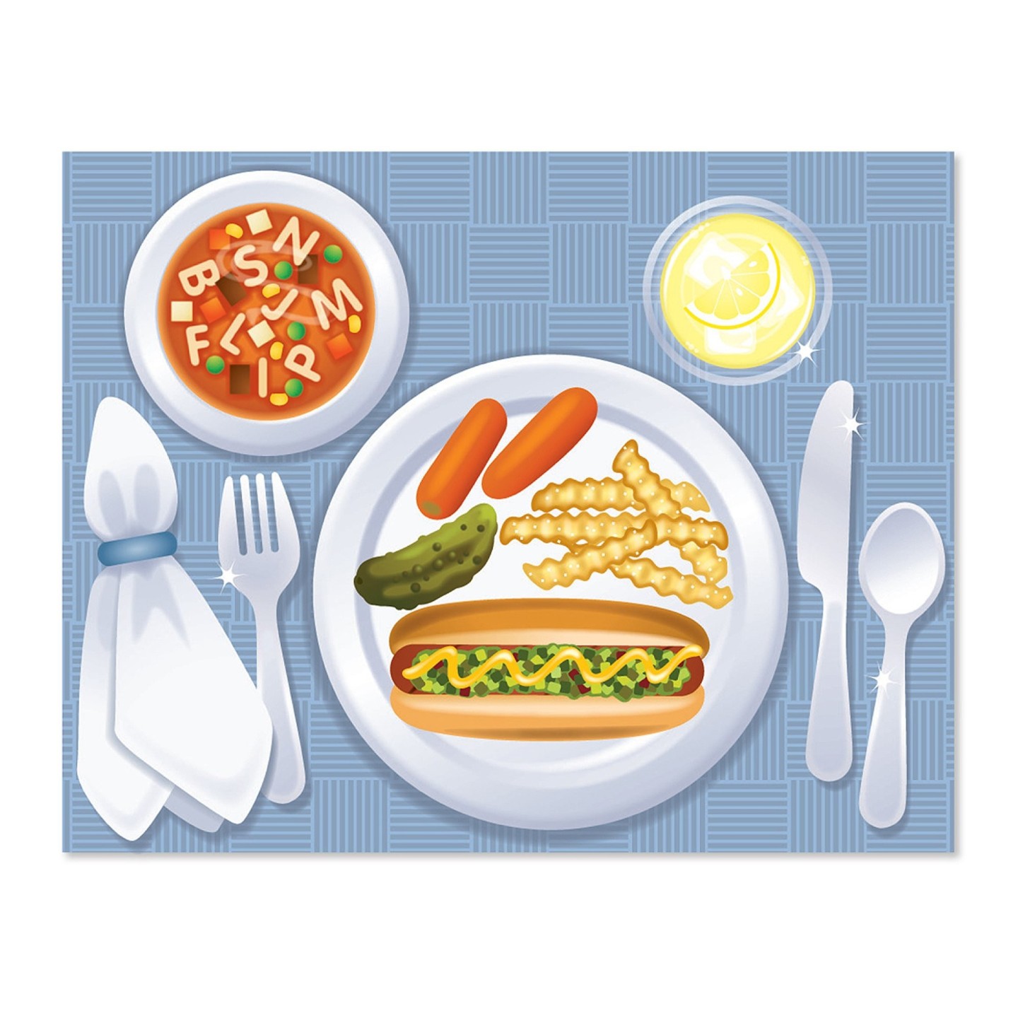 Pegatinas Crea tu almuerzo