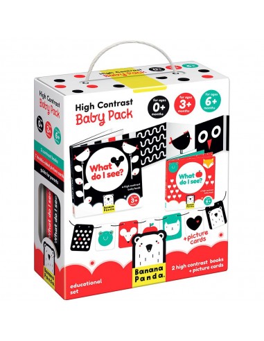 Babypack Alto Contraste Banana Panda