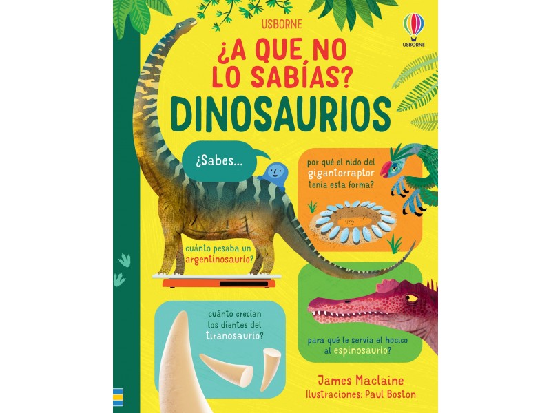 ¿A que no lo sabias? Dinosaurios