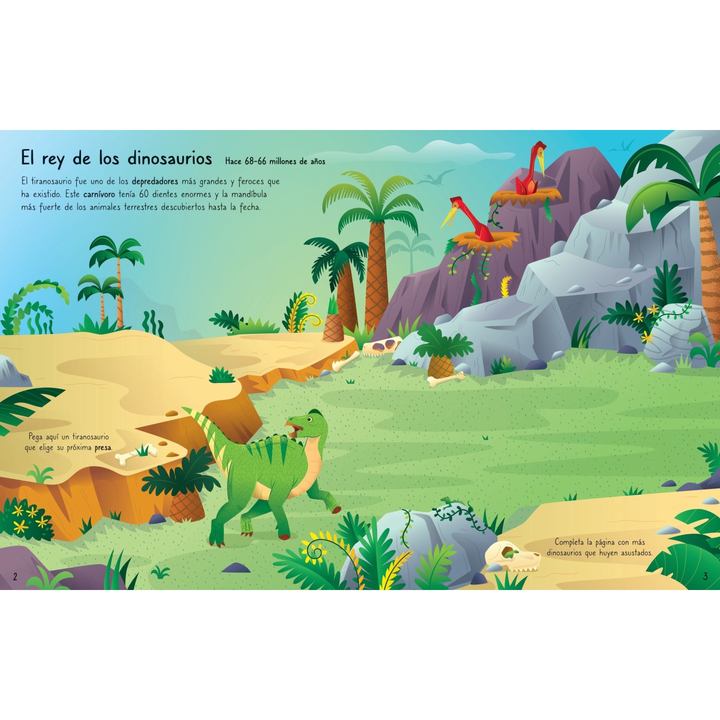 Mi primer libro de pegatinas - Tiranosaurios y otros dinosaurios gigantescos