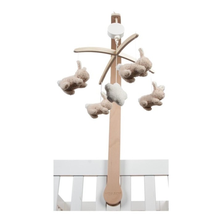 Móvil Musical de Madera Baby Bunny