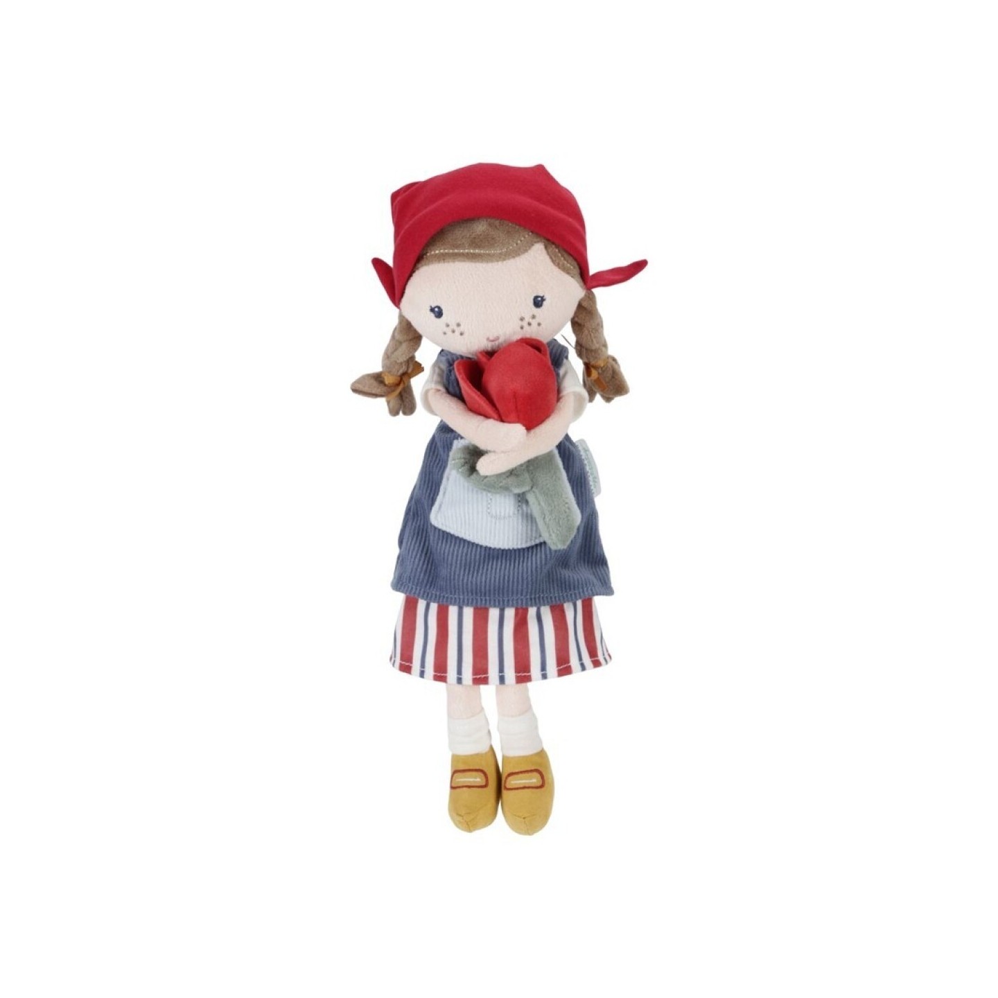 Muñeca Granjera Rosa con Tulipán
