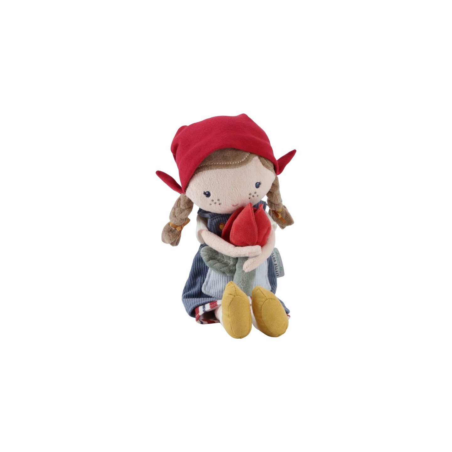 Muñeca Granjera Rosa con Tulipán