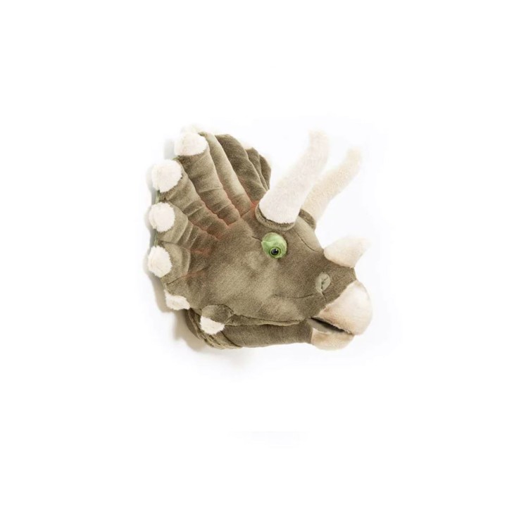 Cabeza de Peluche Adam el Triceratops