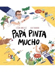 Papá pinta mucho