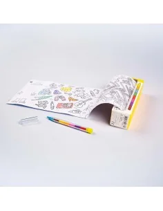 Set Bolsillo Colorear + 8 Pinturas Atlas