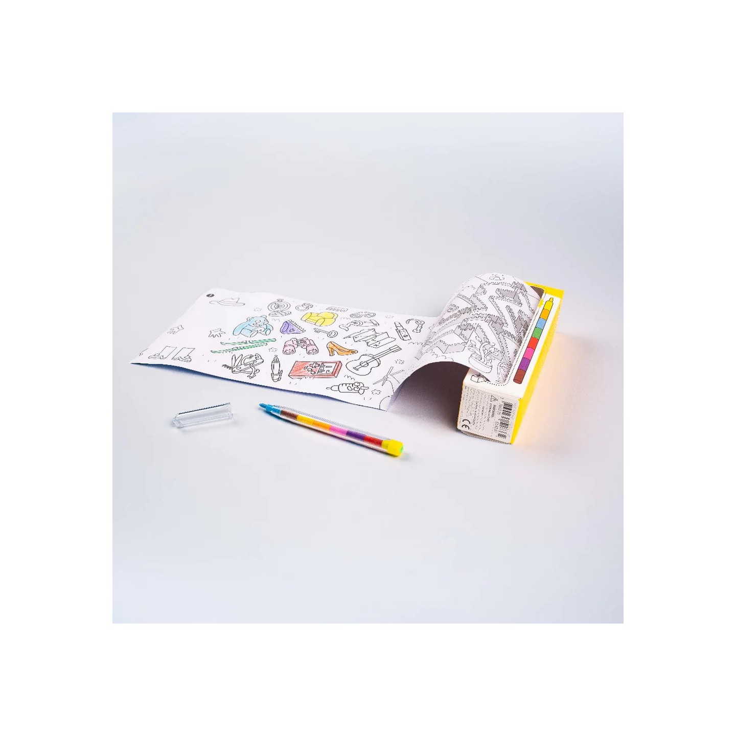 Set Bolsillo Colorear + 8 Pinturas Atlas