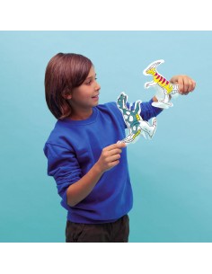 Juego para Colorear e Inflar Dinos 2