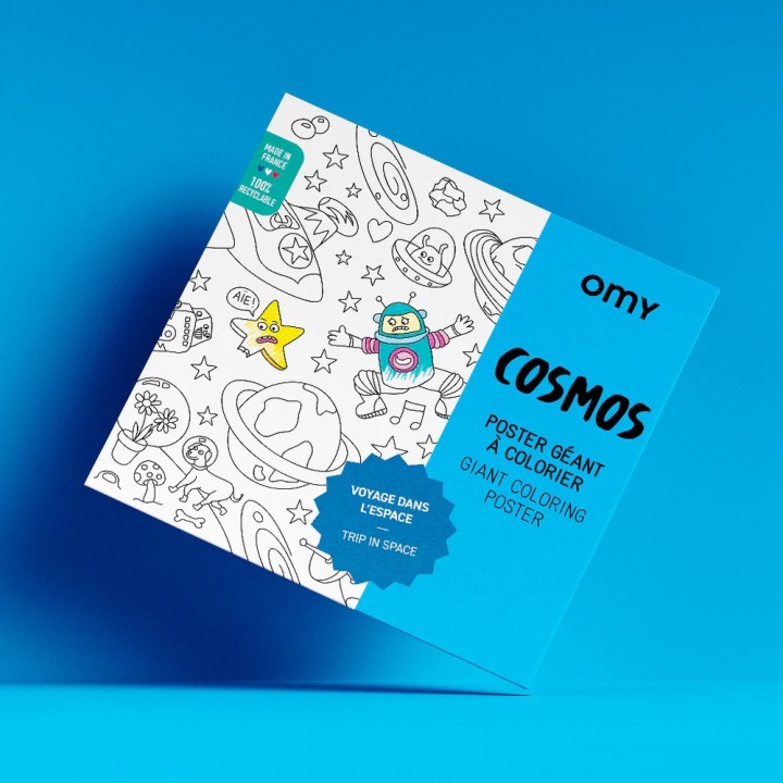 Poster XL para colorear Cosmos