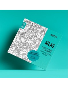 Poster XL para colorear Atlas