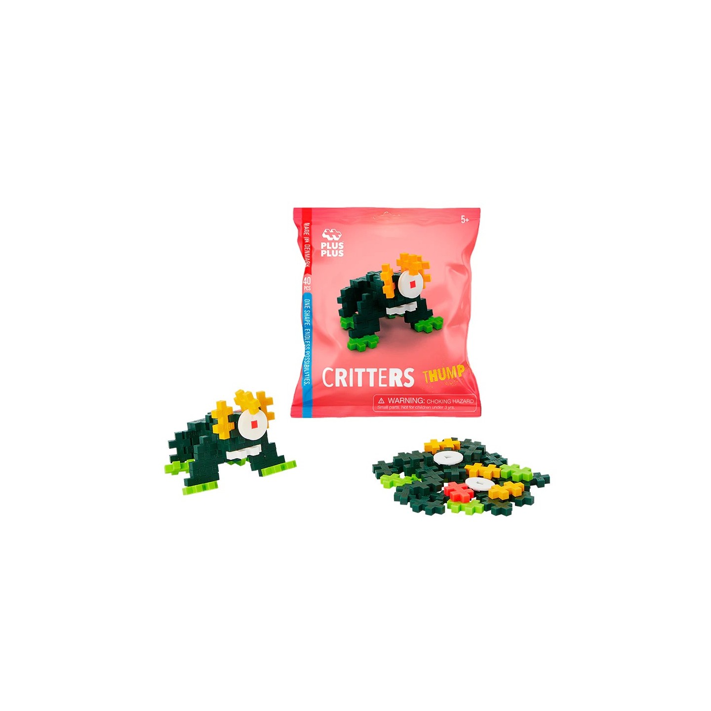 Plus Plus Bolsa Criaturas 40 Piezas