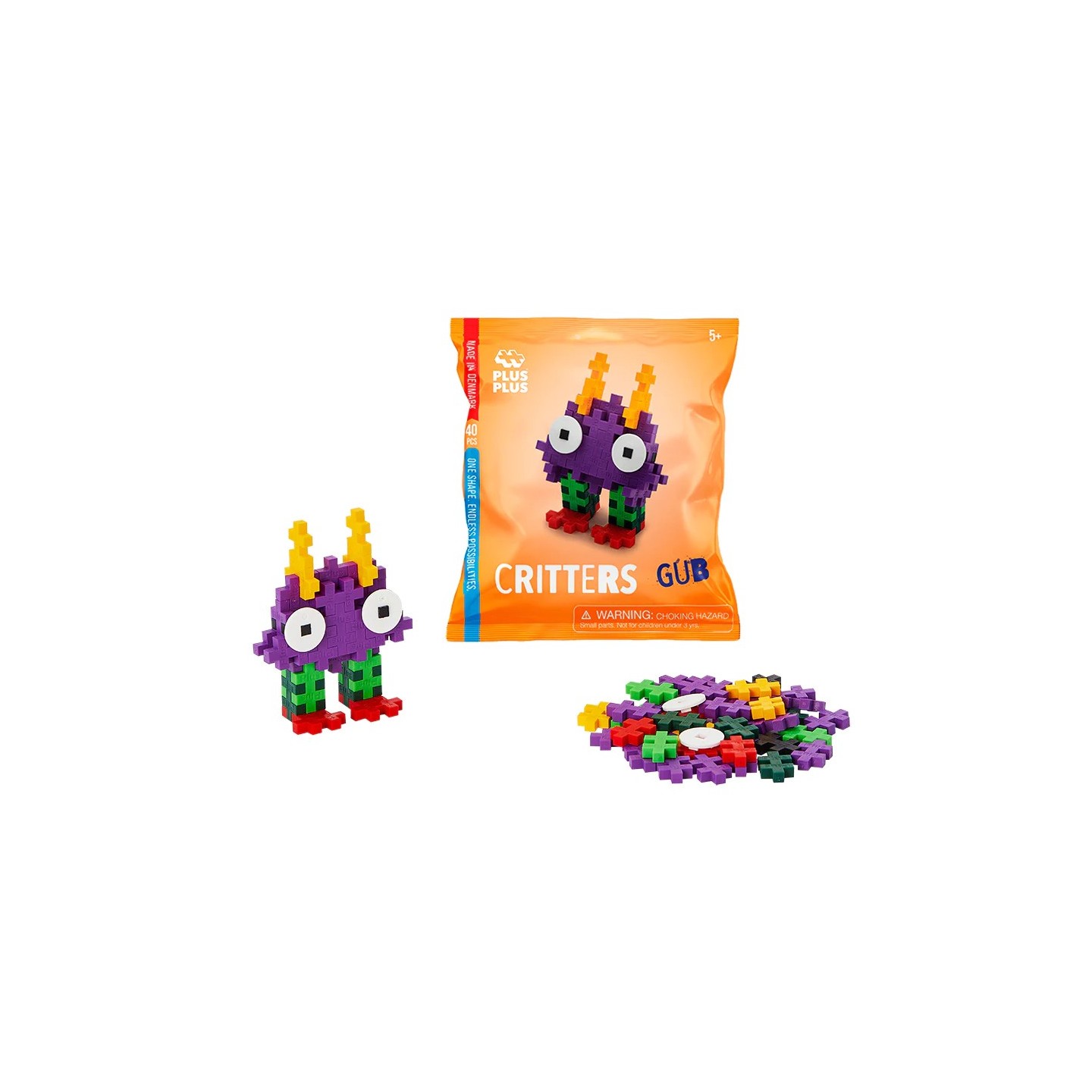 Plus Plus Bolsa Criaturas 40 Piezas