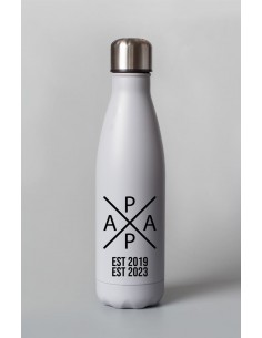 Botella Térmica PAPA X Blanca