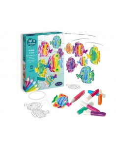 Arte y Creacion - Móvil Vidriera Peces