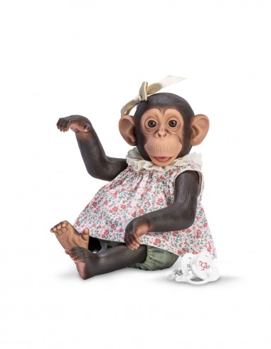 Lola La Chimpancé Conjunto Flores Salmon