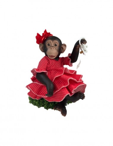 Lola La Chimpancé Flamenca Roja