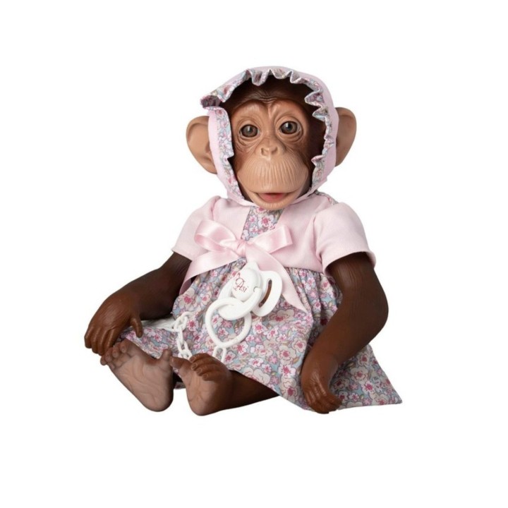 Lola La Chimpancé Flores Rosa