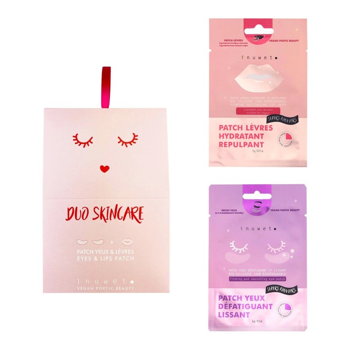 Set de 2 Mascarillas Ojos y Labios