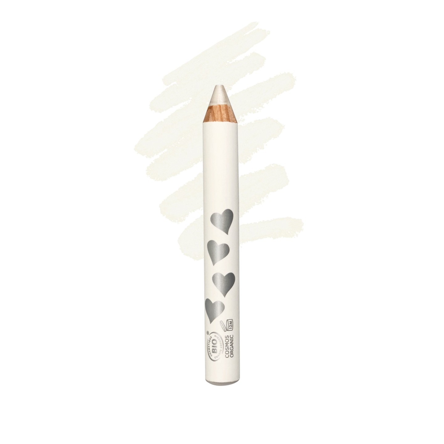 Lápiz Maquillaje Orgánico Cara y Cuerpo Blanco