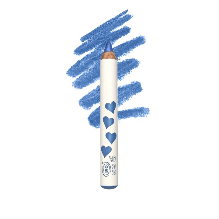 Lápiz Maquillaje Orgánico Cara y Cuerpo Azul Cielo