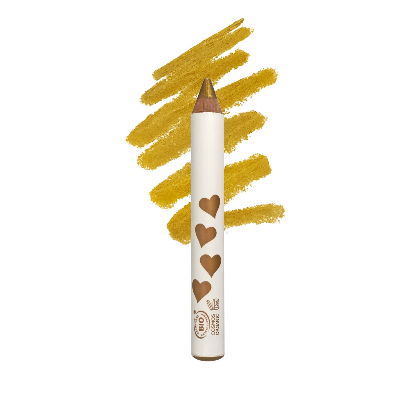 Lápiz Maquillaje Orgánico Cara y Cuerpo Oro