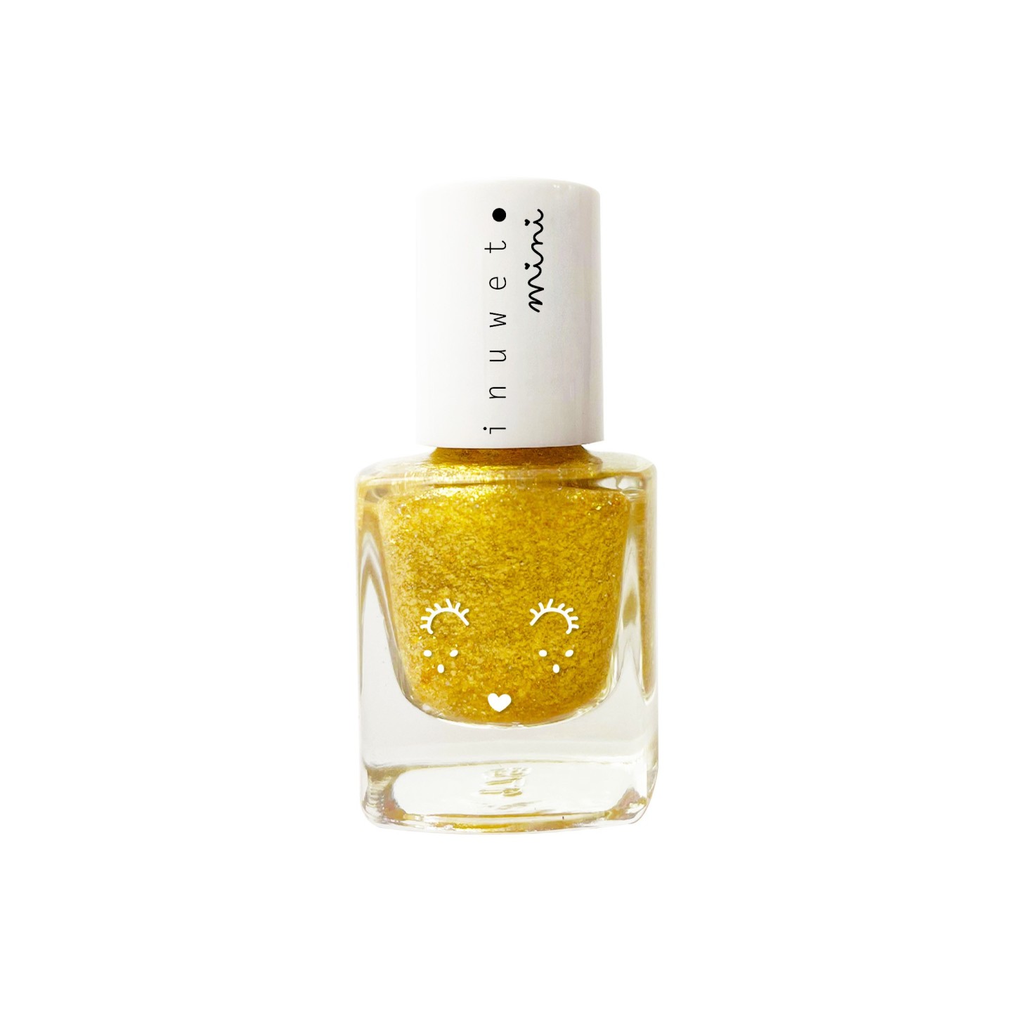 Esmalte de uñas Kids Purpurina Dorada (Aroma Papaya)