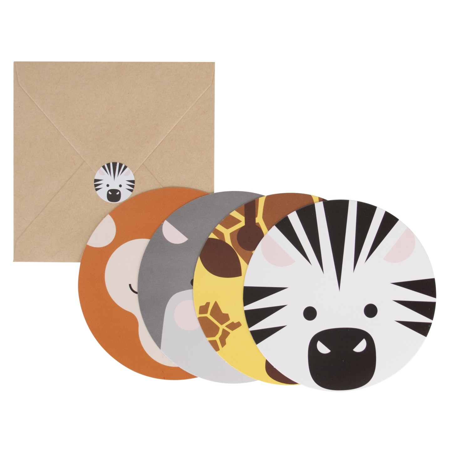 Pack 8 Invitaciones Safari
