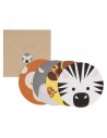 Pack 8 Invitaciones Safari