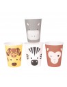 Pack 8 Vasos de Papel Safari