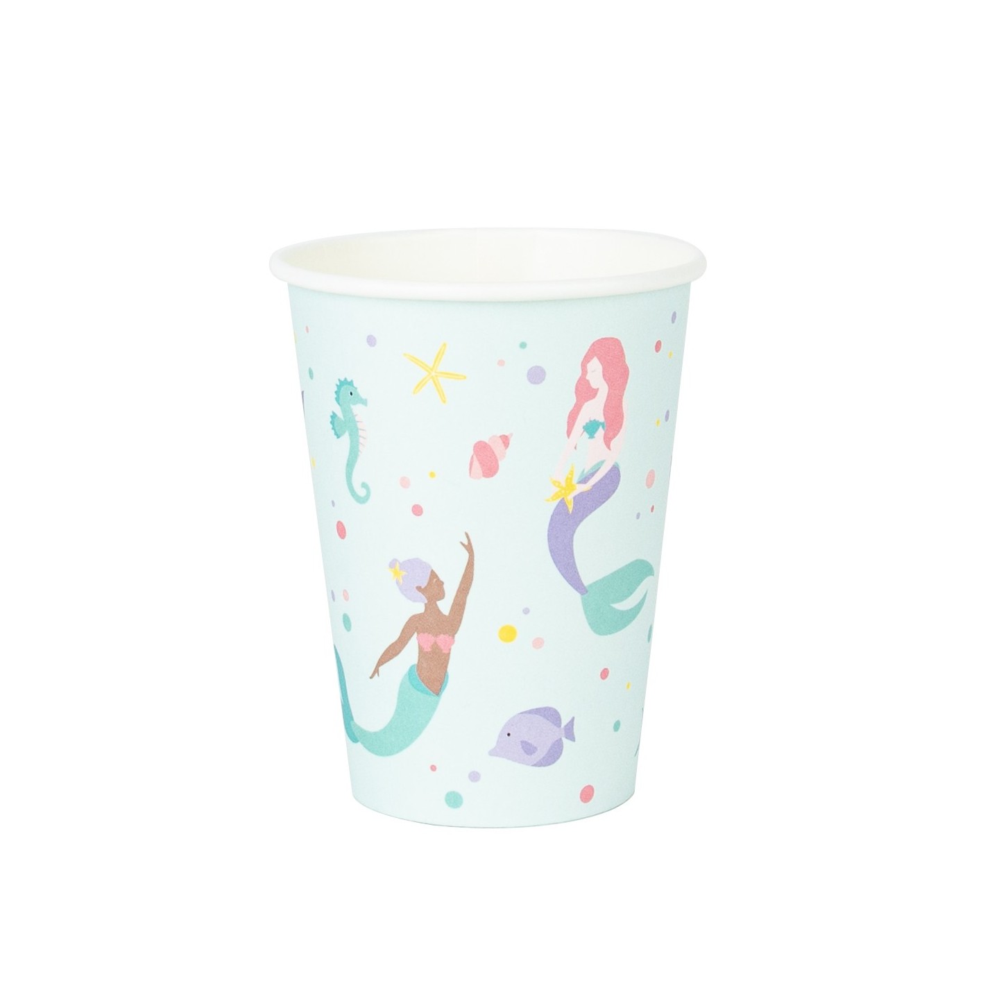 Pack 8 Vasos de Papel Sirenas